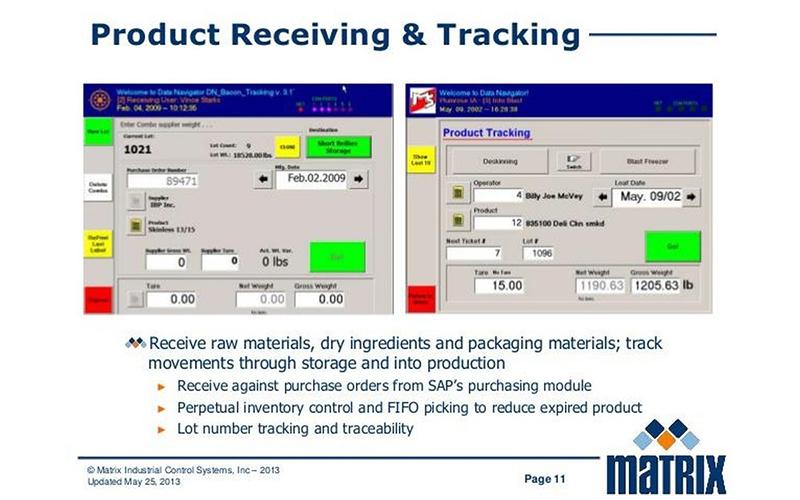 Data Navigator Product Receiving And Tracking