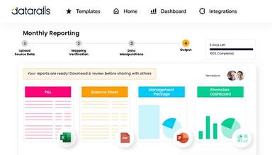 DataRails Monthly Reporting