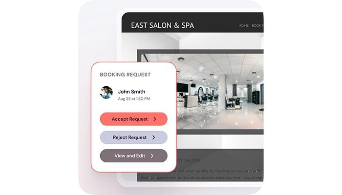 DaySmart Salon Provide clients the flexibility to book at leisure through a complimentary website or directly from your Facebook and Instagram pages