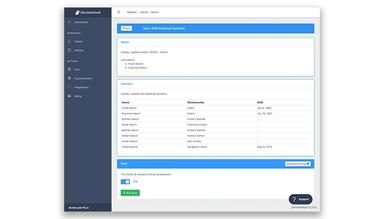 DecisionVault Auto sync contacts with legal tools