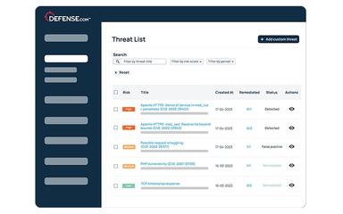 Defense.com Threat List