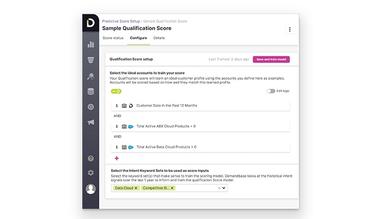 Demandbase One Create Multiple Predictive Models