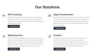 Denken Solutions Our Solutions
