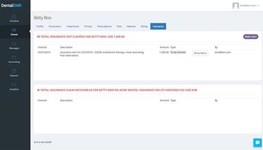 Dental EMR Insurance