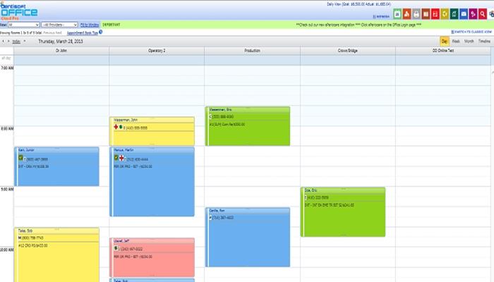 Dentisoft Office Appointment Book