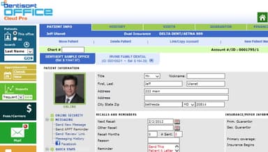 Dentisoft Office Patient Page