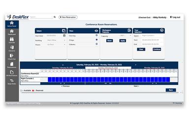DeskFlex Conference Room Reservation