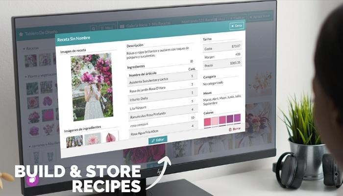 Details Flowers Unlimited Recipe Storage