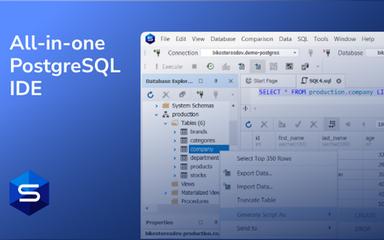 Devart PostgreSQL IDE