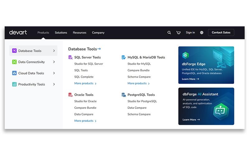 Devart Database Tools
