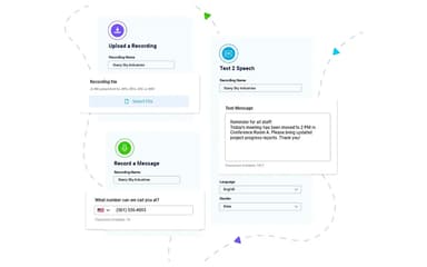DialMyCalls Manage Recordings & Text Messages