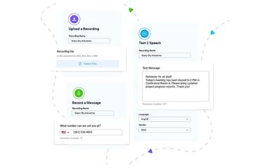 DialMyCalls Manage Recordings & Text Messages