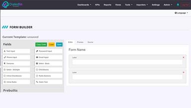 DialedIn CCaaS Form Builder