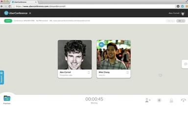 Dialpad Meetings UberConference On Call Interface