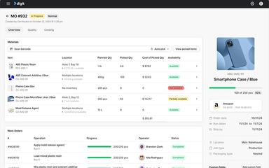 Digit Manufacturing Insights Tracker
