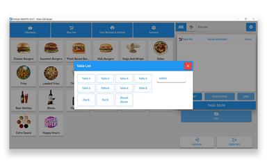 Dine-in Payment Options