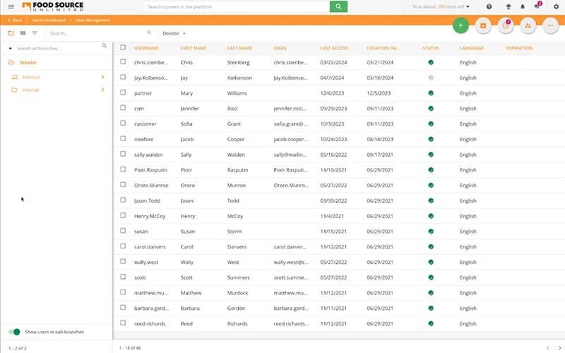 Docebo-user-management