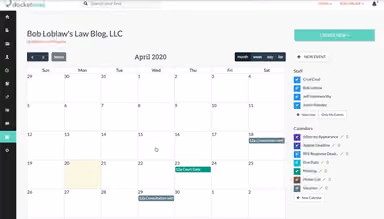 Docketwise Calendar