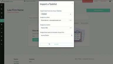 Docketwise import task list