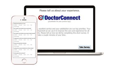 DoctorConnect Patient surveys