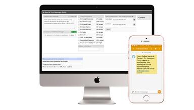 DoctorConnect Timeblock messaging