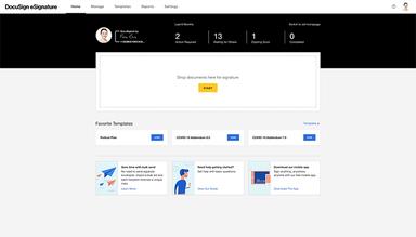 Docusign Harmonized Homepage