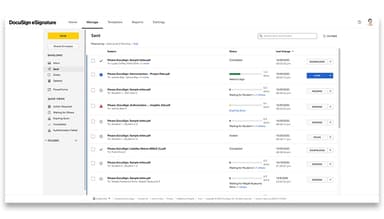 Docusign eSignature Manage