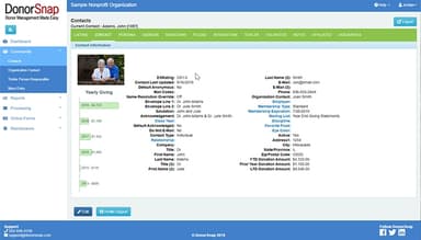DonorSnap-contact-tab-screenshot