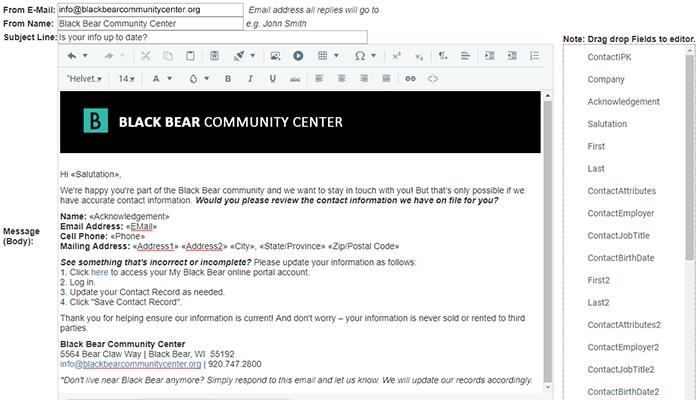 DonorSnap-mass-email-screenshot