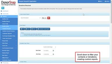 DonorSnap-report-screenshot