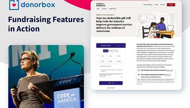 Donorbox Software Fundraising Features in Action