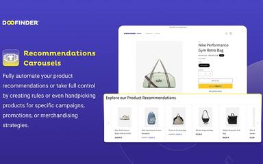 Doofinder Product Recommendation Carousels