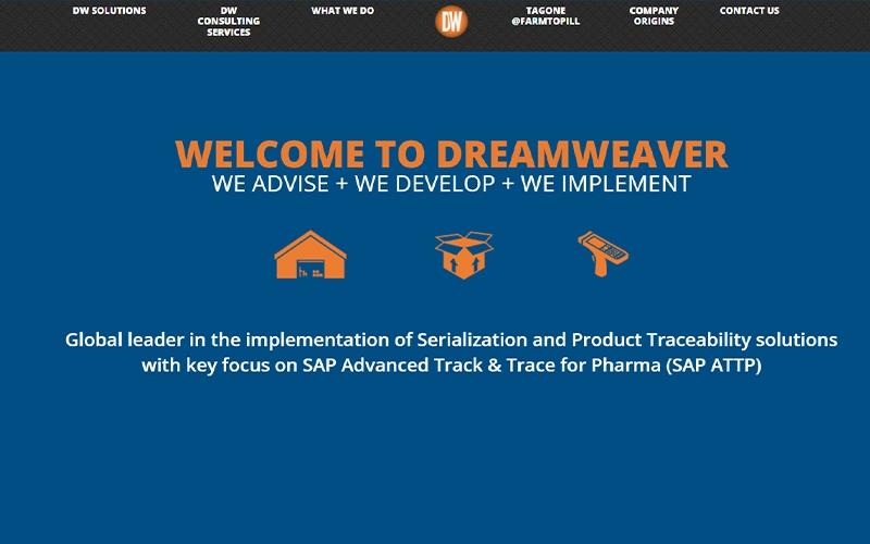 DreamWeaver Welcome Page