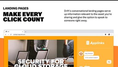 Drift Conversational Landing Pages