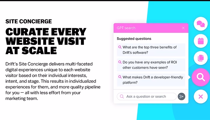 Drift Site Concierge