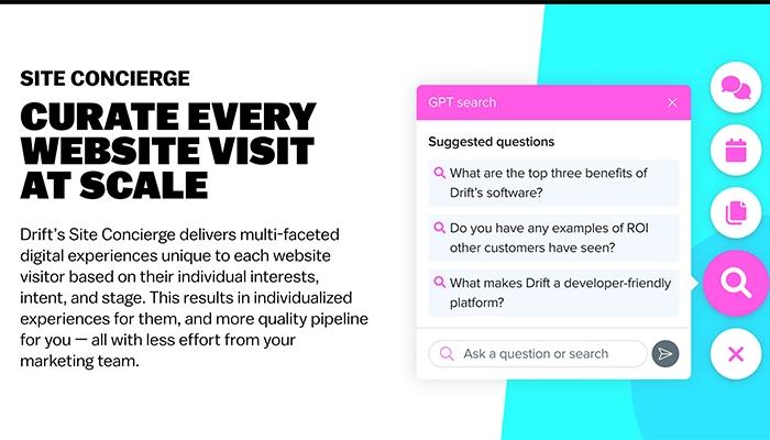 Drift Site Concierge