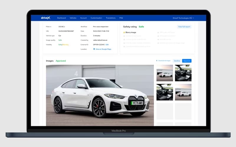 DriveX Dashbaord