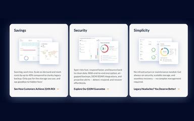 Druva Savings, Security and Simplicity