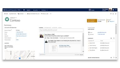 Dynamics 365 Sales Customer
