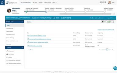 EMPerform Forms and Work
