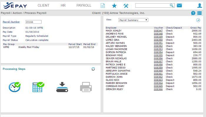 EPAY HCM Payroll and tax