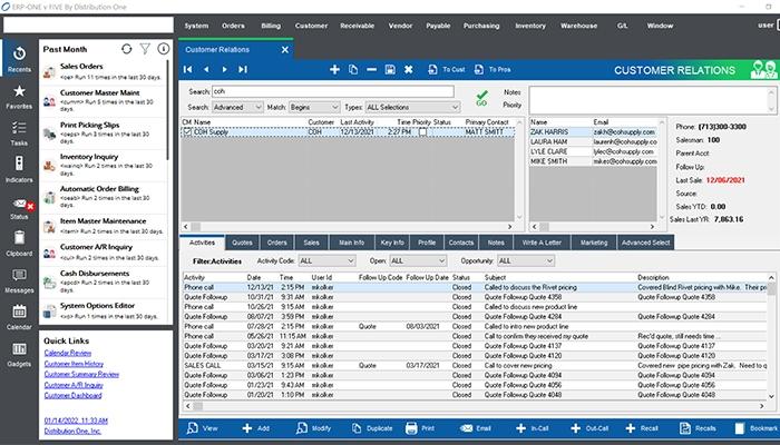 ERP-ONE CRM
