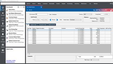 ERP-ONE General Ledger
