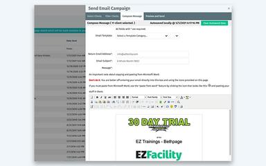 EZFacility Marketing Campaigns