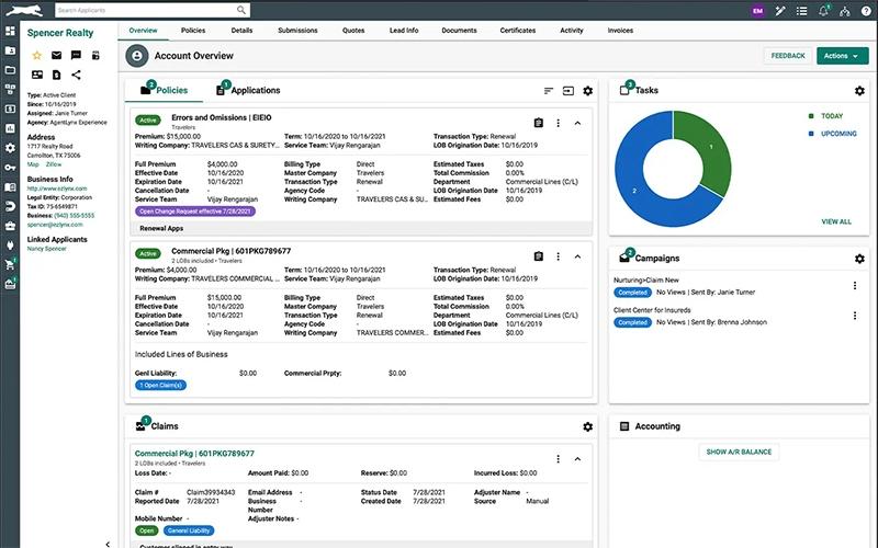 EZLynx Management System