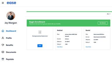 Ease employee dashboard