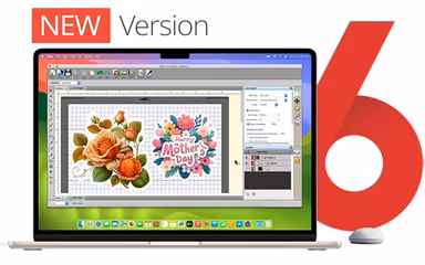 Easy Cut Studio cutting software interface