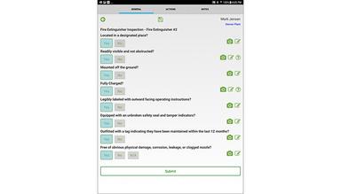 Ecesis Mobile Inspection App