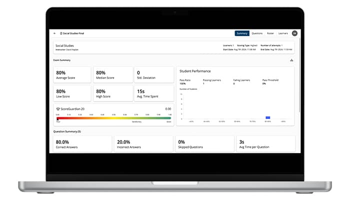 Echo Exam Reporting Summary