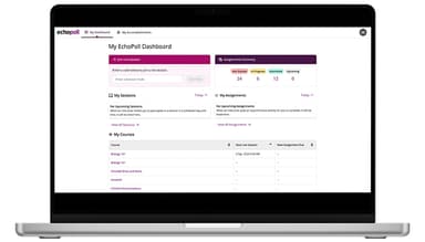 Echo Poll Student Dashboard